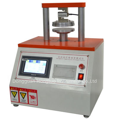 Corrugated Boxes ECT Edge Ring Crushing Strength Test Machine , Cardboard Edge Crush Strength Tester